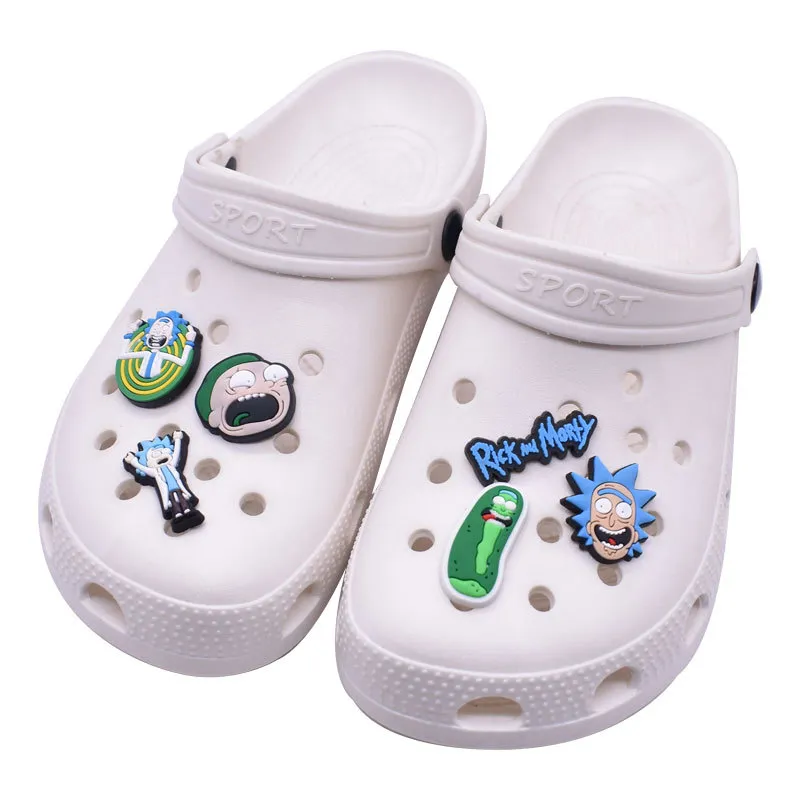 Hurtownie Cute Cartoon Croc Shoe Charms pasuje do butów zatyku i bransoletka na rękę Dekoracji Party Party