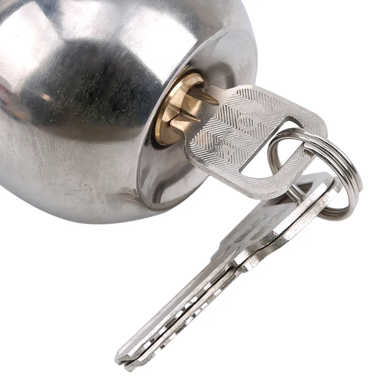 Home Door Locks Round Ball Privacy Deur Knop Set Badkamer Handgreep met sleutel voor Home Door Hardware Accessories 201013