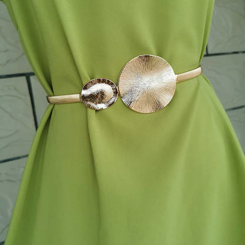 Bloem blad vorm riemen voor vrouwen bruiloft ontwerper elastische meisje stretch skinny taille riem buikbundels metalen vrouwelijke riem Ceinture G1026