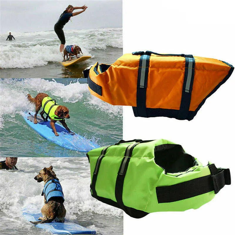 Abbigliamento cani Giubbotto di salvataggio animali domestici Gilet galleggiante Nuoto regolabile Protettivo bambini Piscina di sicurezza Spiaggia 2108048338807