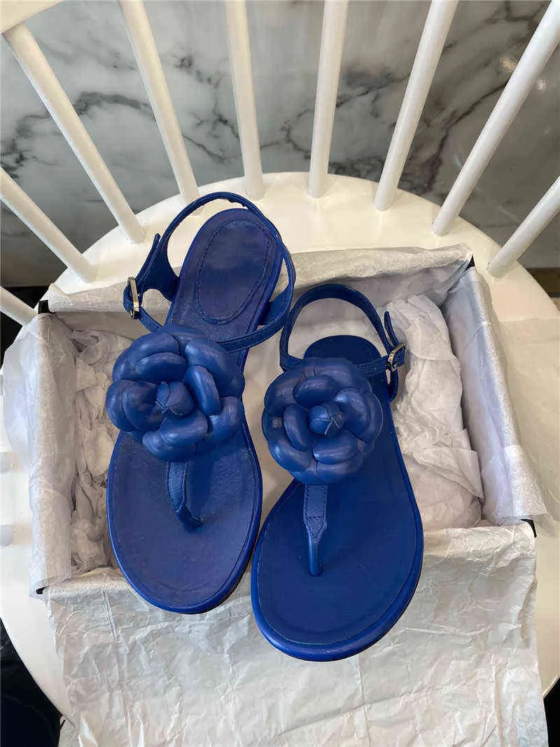 Flip flop sandalias leuke bloem sandália's femininas zomer vrouwen schoenen luxe ontwerp sandalen vrije tijd casual chaussure femme y220301