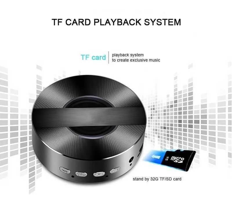 A5 Mini Sem Fio Bluetooth Speaker Portátil SUBWOOFER SUBWOOFER SUBWOOFER MUSIC MP3 MP3 Bass Estéreo Altifalante para telefone Laptop Car Car Car Car