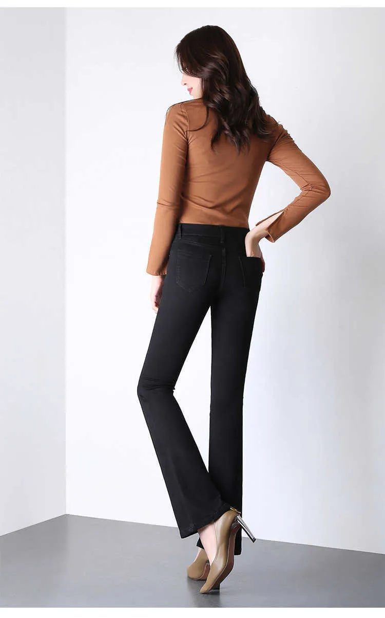 Dames Hoge Kwaliteit Fashion Casual Jeans Slanke Jeans 210715