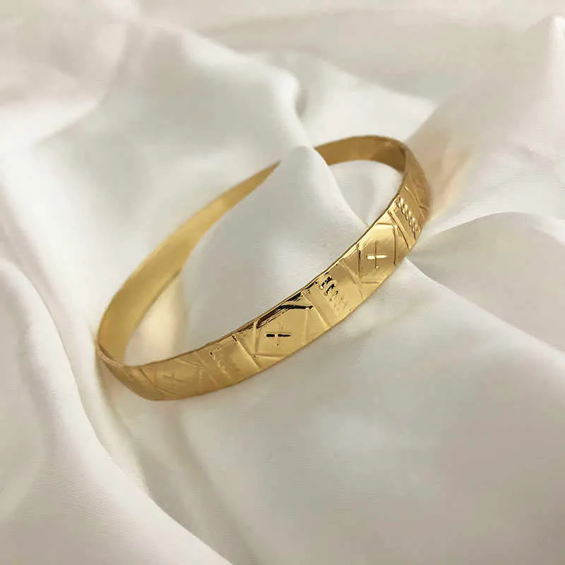 Beautiful Dubai Golden Bracelet Braccialetto marocchino Donna di nozze di nozze oro braccialetto di bel braccialetto caftano gioielli personalizzato gioielli di partito donna Q0719