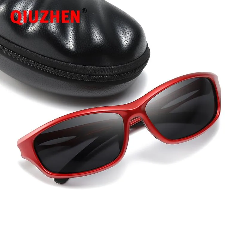 Sunglasses Men's Wrap Around Sports Polarised For Athletes Running With TR90 Frame And Anti-uv Polarized Lenses Sun Glasses 2205L