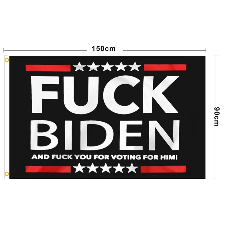 Disponibile Biden Flag 90 * 150 cm Biden non è il mio presidente Banner stampato Biden Harris Banner bandiera in poliestere spedizione gratuita