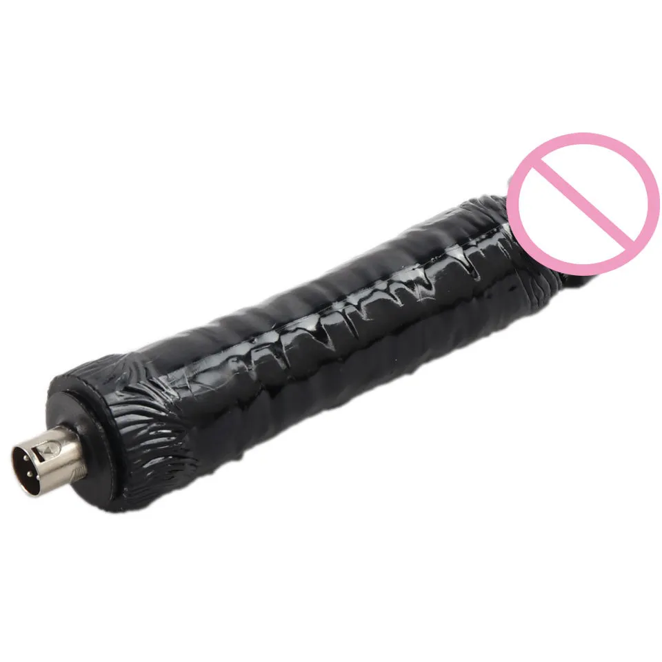 Fredorch Super Grande Vibrador Preto Para a Mquina do Sexyo A2 F2, Acessrios Metalhadora 3xlr Conector Brinquedos Mulher Ma