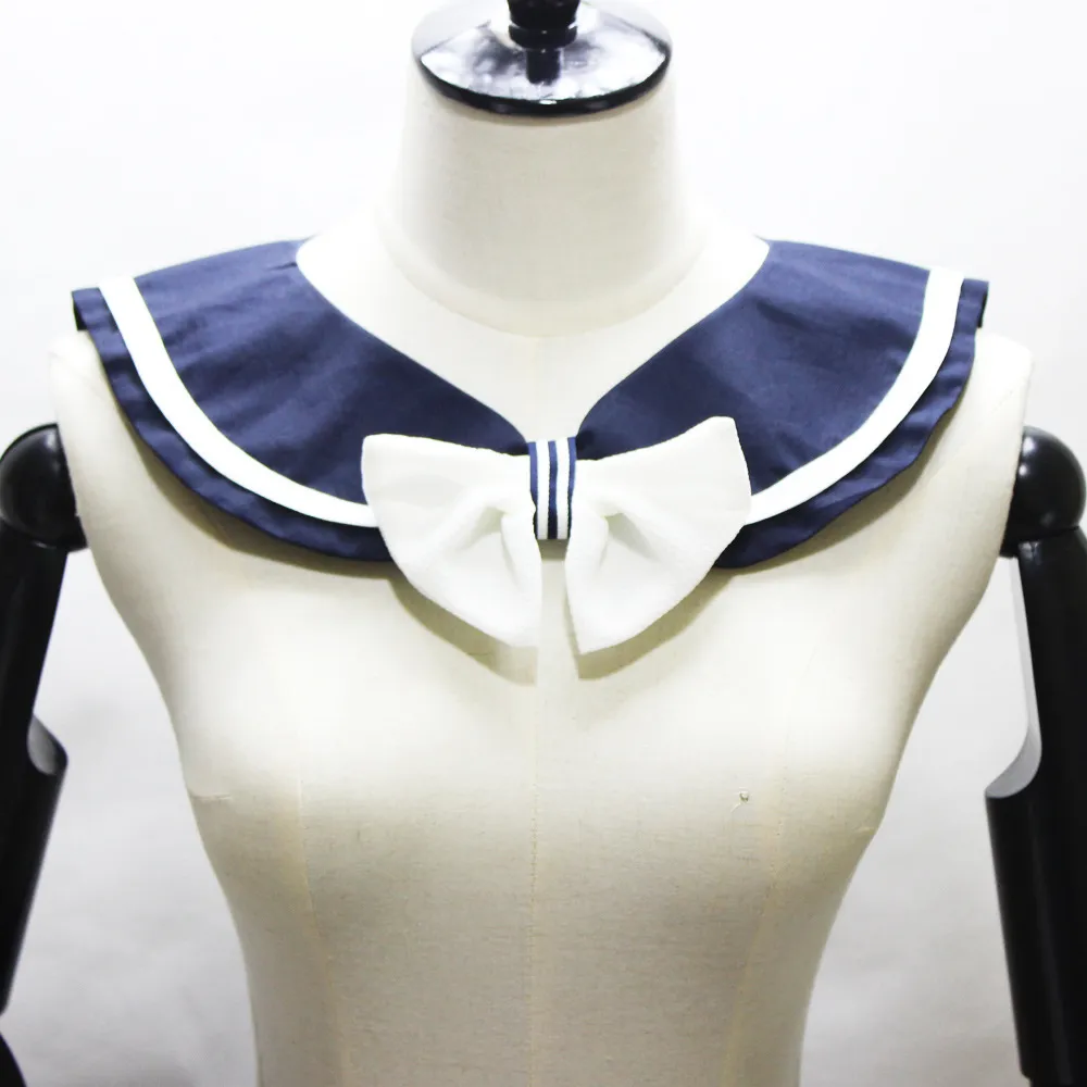 Военно-морской моряк Bowtie поддельная рубашка японский стиль студента съемный ложный воротник одежда аксессуары прибытия