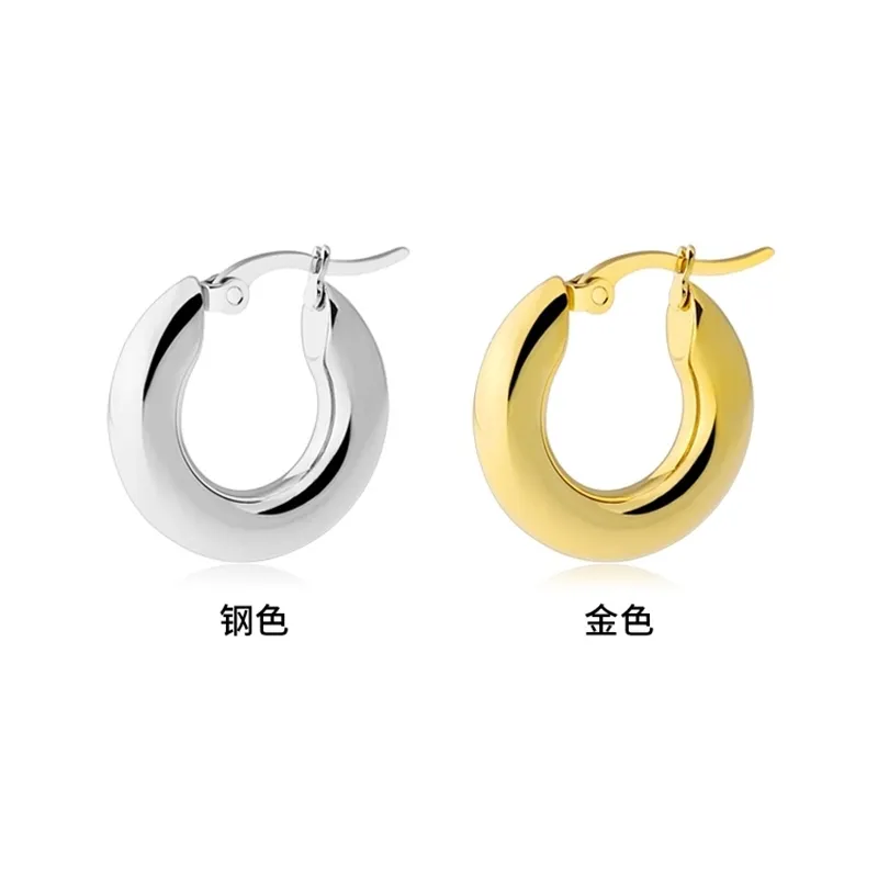 20 pièces titane acier multicolore anneau charmant rond pendentif anneaux pour femmes hommes oreille corps bijoux cadeau coréen