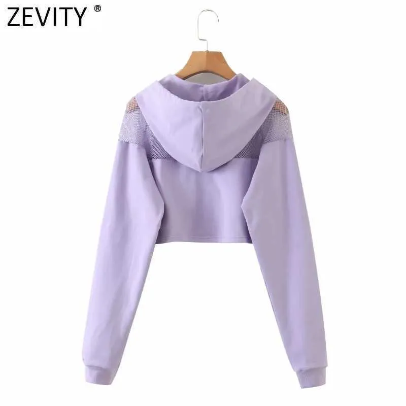 Zevidade Mulheres Moda Malha Costura Casual Curto Com Capuz Sardinhas Livros Livros Imprimir Lazer Colheita Hoodies Chic Tops S350 210603