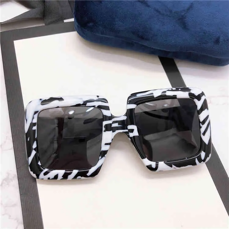 2022 Factory Whole High Quality square large frame sunglasses Fashion ins net red same Sunglasses men and women gg0783s276q