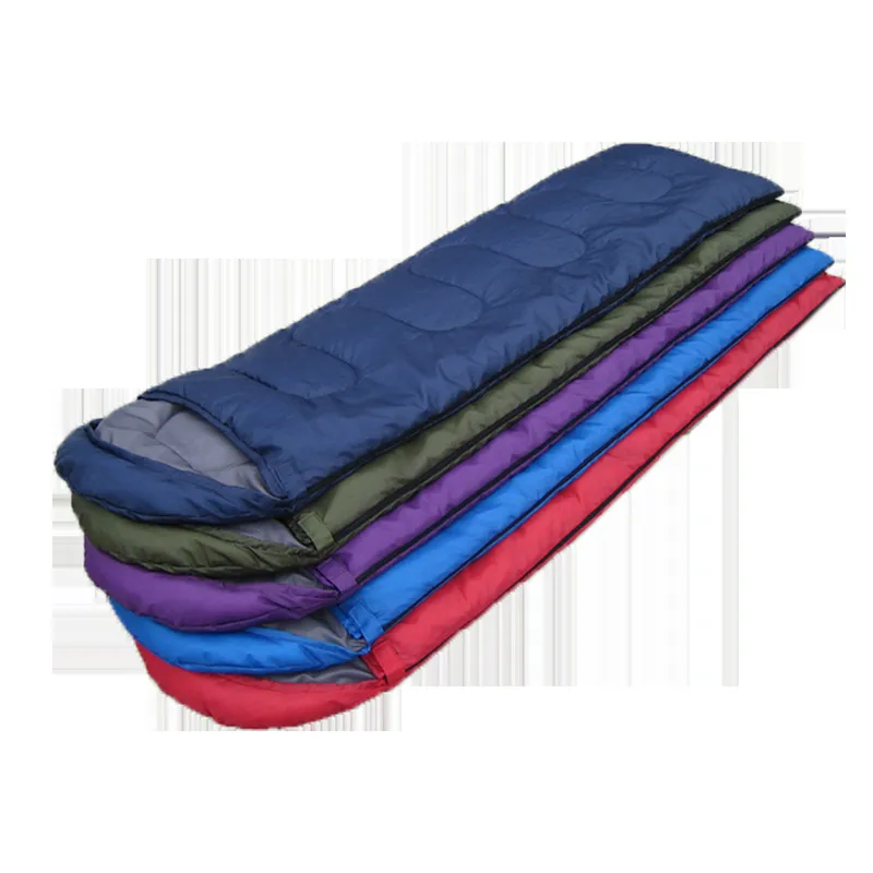 Sac de couchage rectangulaire pour Camping en plein air, 750g, 20 piècessacs de couchage de Type enveloppe unique pour 3 saisons, 210x75cm, vente en gros