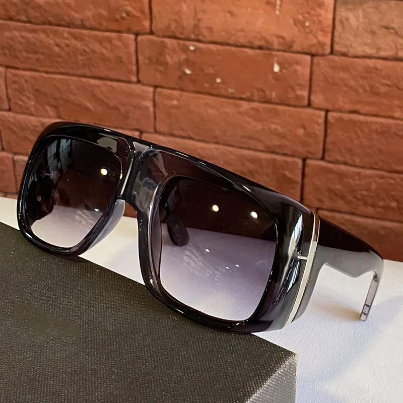 Officiella senaste 733 män designer solglasögon mode klassisk fyrkantig full ram UV -skyddslins populära sommarstil kvinnor sol GL305f