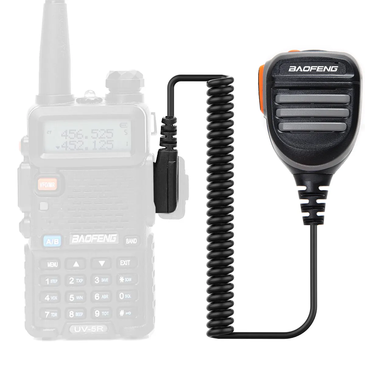 Baofeng Walkie Talkie Водонепроницаемый микрофон с плечевым динамиком PTT для TYT UV5R BF888S UV82 UV13 ProTwo Way Radio6460382