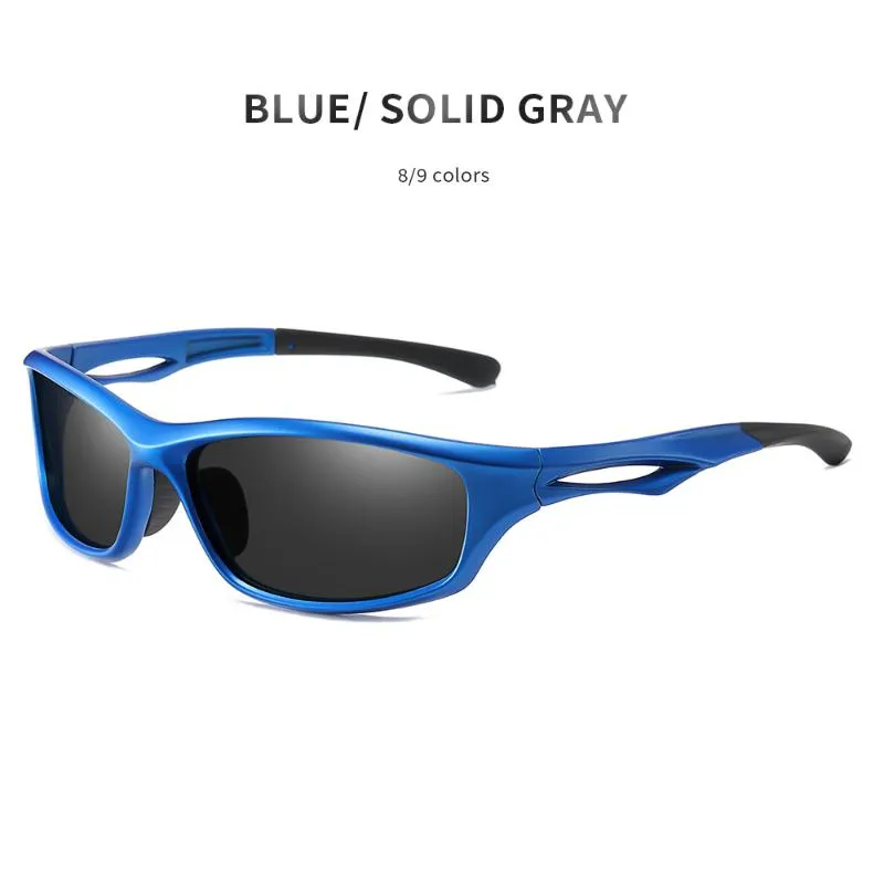 Sunglasses Men's Wrap Around Sports Polarised For Athletes Running With TR90 Frame And Anti-uv Polarized Lenses Sun Glasses 2298I