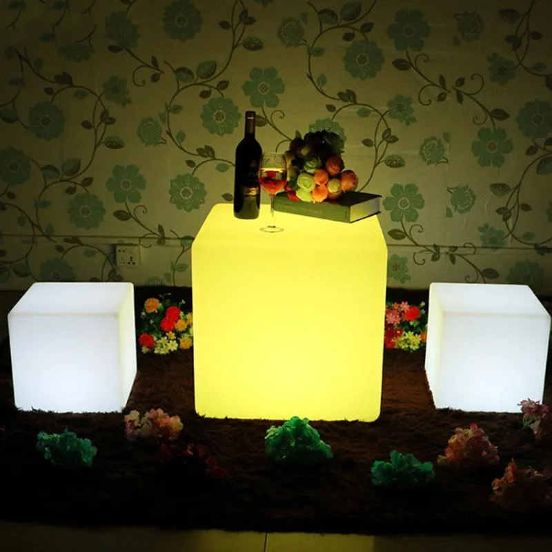 Уличная светодиодная подсветка, мебельный стул-куб, барный светильник для вечеринки, свадьбы, КТВ, паб-бар, светящийся светодиодный стул-куб, стул Light272g