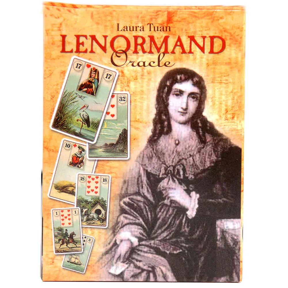 Oracles Love Romance Cards Game Deck Tarot Board Marie Anne Lenormand est célèbre Napoléon Bonaparte's Trusted