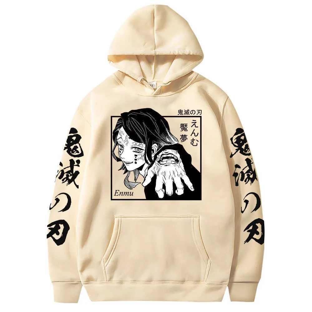 Anime Hoodies Enmu Hoodie Pullover Sweatshirts Plus Sized Sudaderas Hoodie G10071721153