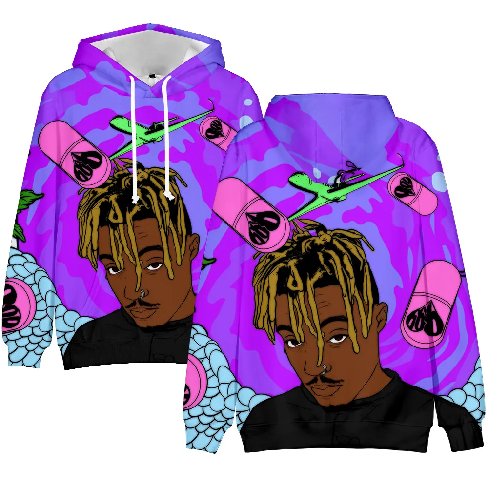 Juice WRLD Hoodies Loose Vintage Hip Hop Hoodies Men Women Harajuku Hoodie RIP Juice WRLD Sweatshirts Fashion Ulzzang Clothing7081970