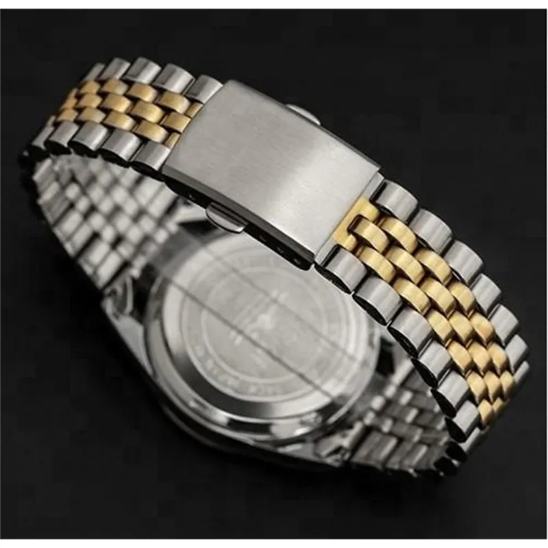 Кварцевые нержавеющие стальные Bt продажа роскошных золотых наручных часов в рулонах для мужчин249n
