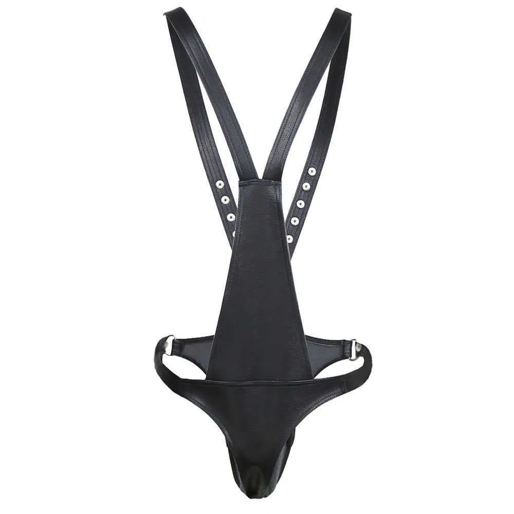 Bib Thierry Bondage Man briefs with removeable Cock Cage Erotic Device Harness Restraint for Adults games strap on V 2107226428120