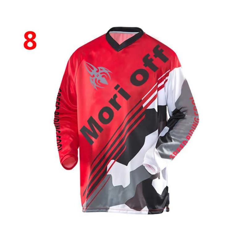 Morioff 2021 maglia da discesa moto DH maglia DAIWA a maniche lunghe in sella a camicia da bici locomotiva off-road mountain bike bicycl H1020