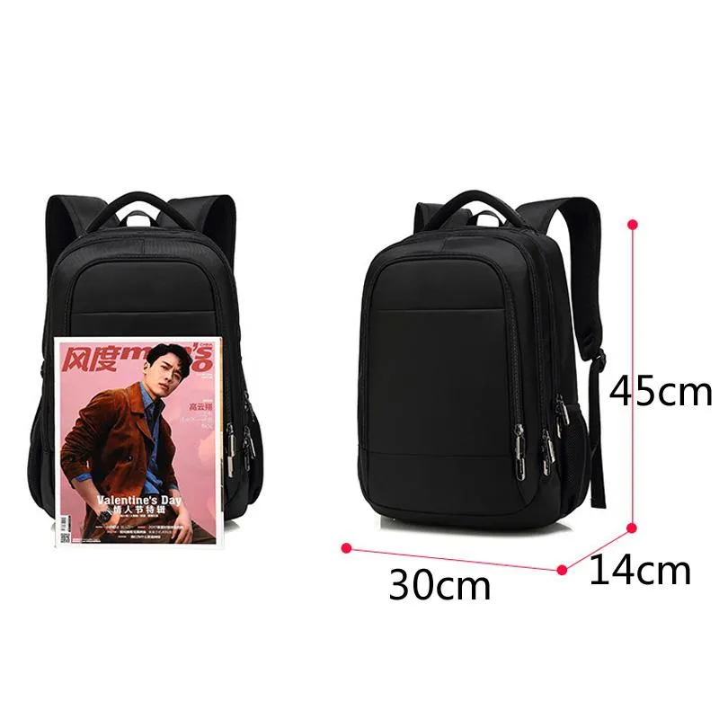 Sac à dos pour hommes d'affaires avec chargeur USB, sac à dos pour ordinateur portable de 15 à 6 pouces, sac de voyage, sac à livres pour l'école 2151