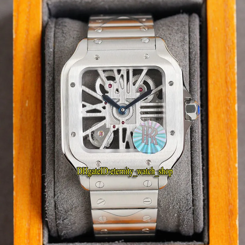 Eternity Relógios V3 Versão de atualização RRF 0015 Horloge Skeleton LM 0012 Swiss Ronda 4S20 Quartz Mens Watch Two Tone Gold Quick Disas2556