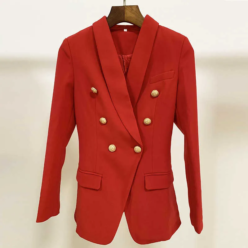 autumn and winter ladies blazer High-end office professional women's mid-length jacket Temperament suit 210527