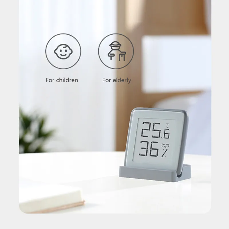 Xiaomi Miaomiaoce E-Mürekkep Ekran Akıllı Bluetooth Termometre Higrometre BT2.0 Sıcaklık Nem Sensörü MI Home App ile Çalışmak