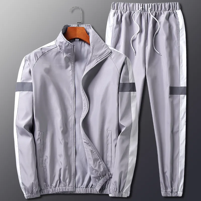 2 pçs homens agasalho hoodie topos joggers calças conjunto masculino correndo jogging esportiva com capuz masculino suor terno treino 220215