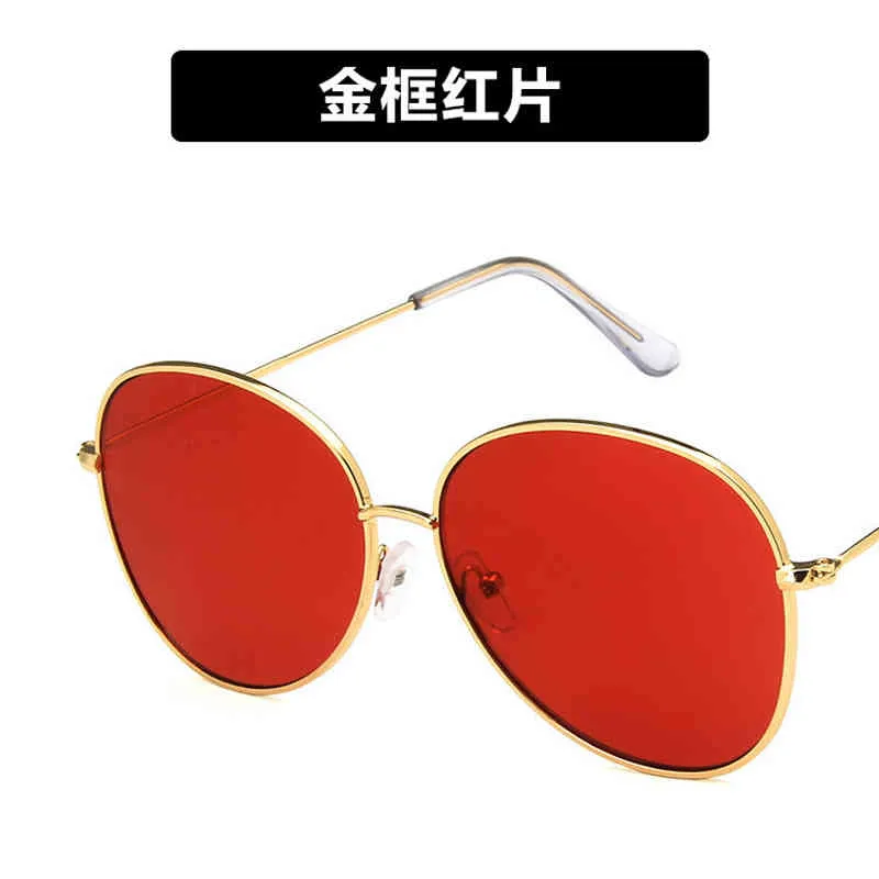 Lady Big Tinted Color Lens Square Sunglass Women Retro Metal frame pink Vintage Luxury Mirror polarized sunglass