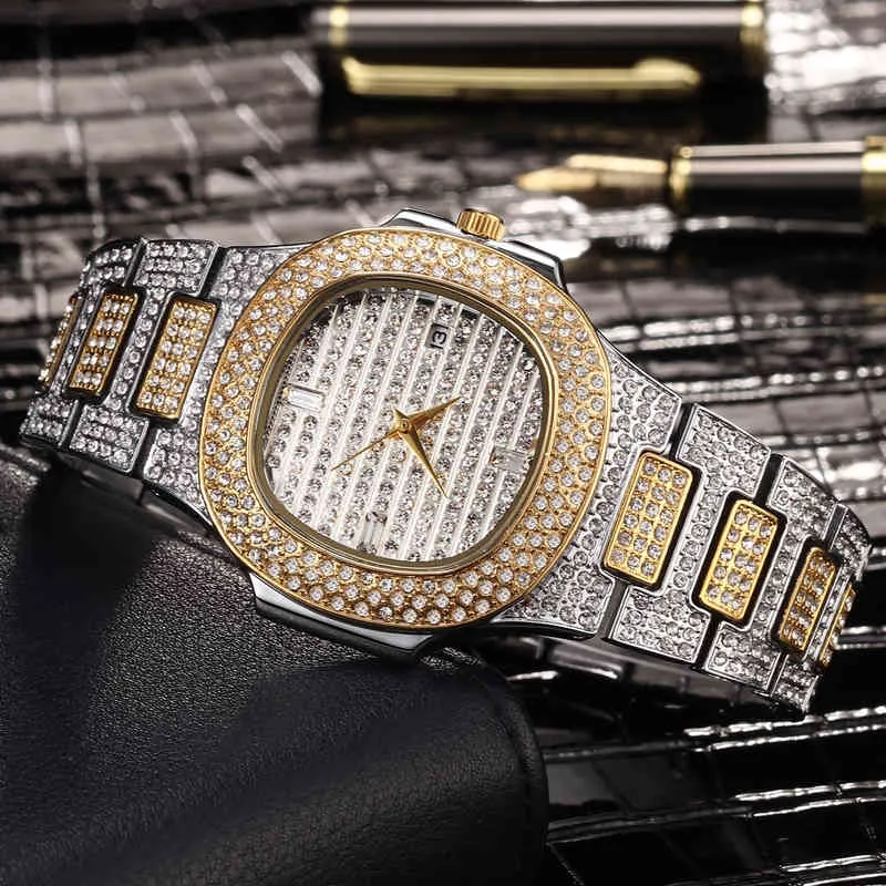 ビジネスクォーツ有名ブランドダイヤモンドステンレススチール時計シルバーローズゴールドクロックカラーデザイナーウォッチ