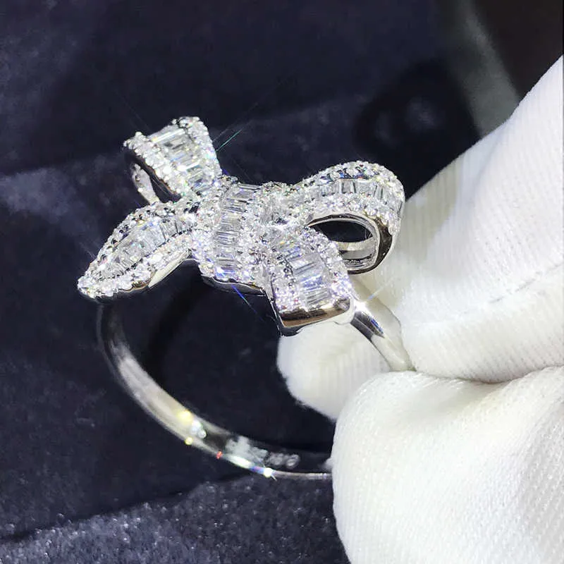 Новое поступление галстука галстука лестница алмазные кольца красивые роскошные моделирования мода ювелирные изделия темперамент женское обручальное кольцо для женщин x0715