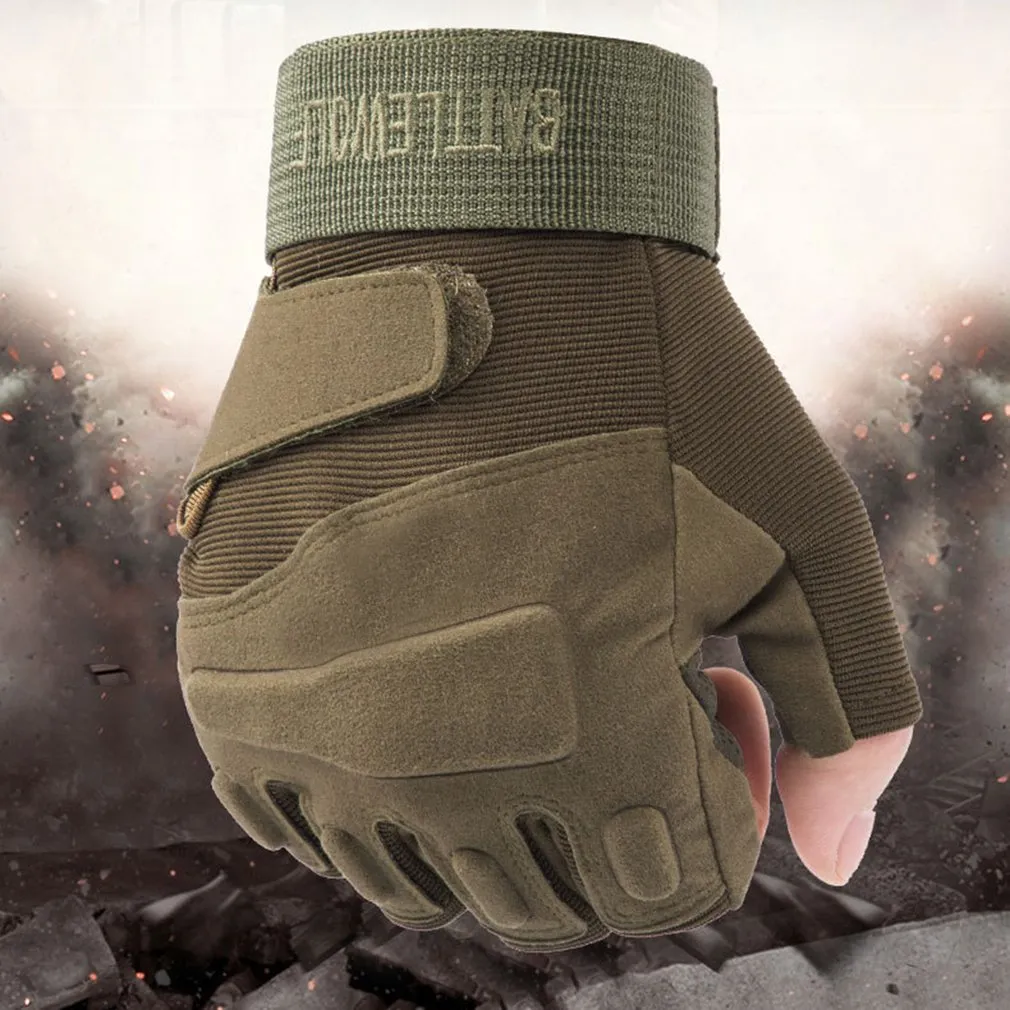 Outdoor Sport Combat Fingerless Military Gloves Police Outdoor for Hawk Half Finger Tactical Protection Cycling Training Fishing