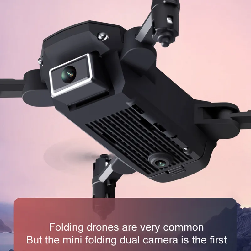 Drone 4k caméra grand Angle 1080P WiFi Fpv Drone double caméra hauteur garder Drones caméra hélicoptère jouets