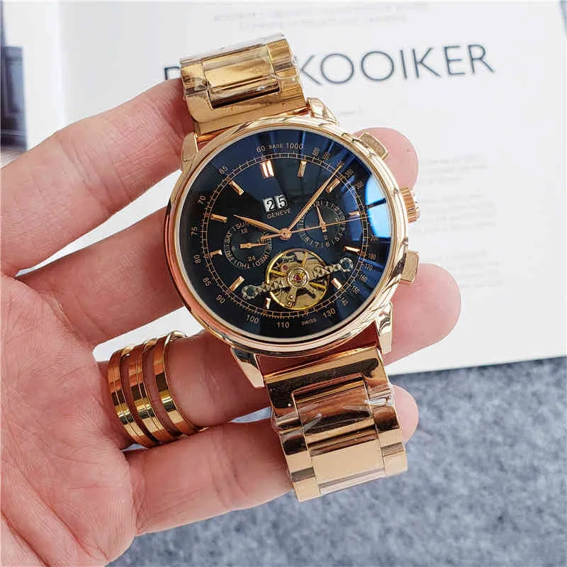 Top quality Patek Designer Swiss mechanical watch mens automatic business Wristwatches luxury chronograph sapphire Timepieces brand Waterproof watches 5A