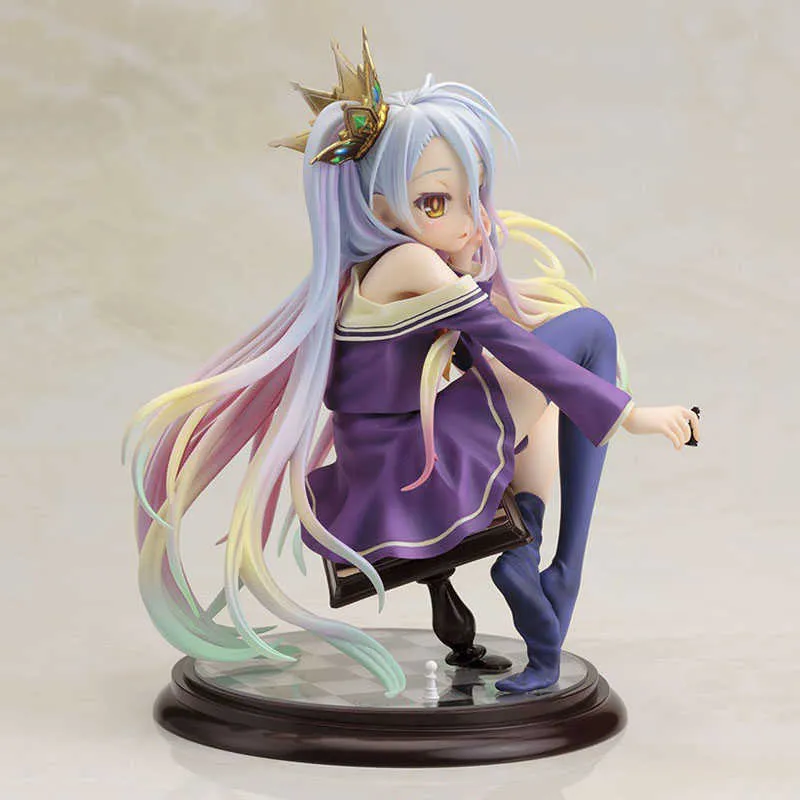 Япония аниме нет игры No Life 17 PVC Shiro Lolita Loli Action Figure Collect