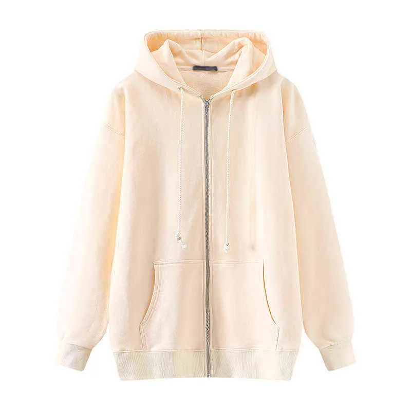 Puwd Oversize女性厚の暖かいフード付きジャケット冬のファッションレディースソフトコットンロングコートビンテージガールシックミニマリズム211105
