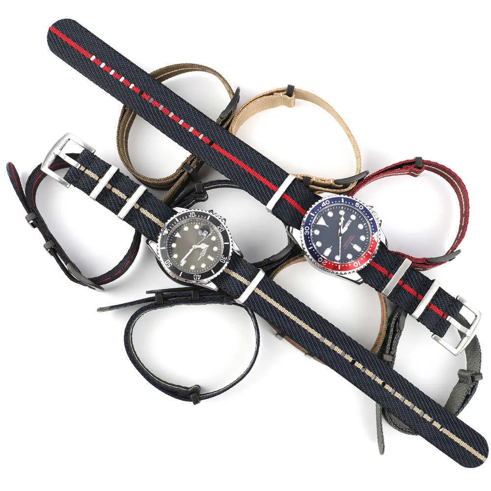 Nylon NAVO-band 20 mm 22 mm Streep Horlogeband Vervanging Horlogeband Polsband Accessoires voor Tudor Nato Horlogeband H091541768025611007