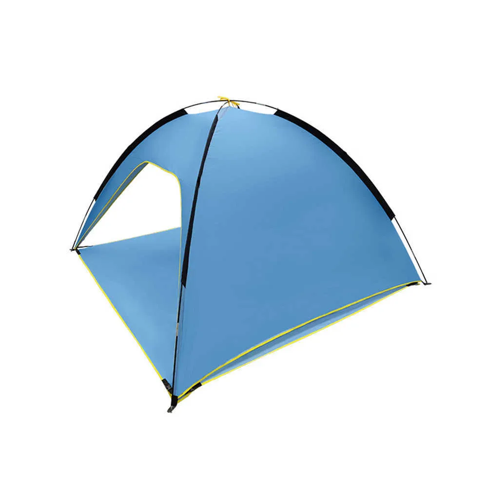 Strand Tält Sun Shelter Solskade Canopy Uppgraderad UV-resistent Awing Tält för Utomhus Skugga Camping Sportsresor Fiske Backyard Y0706