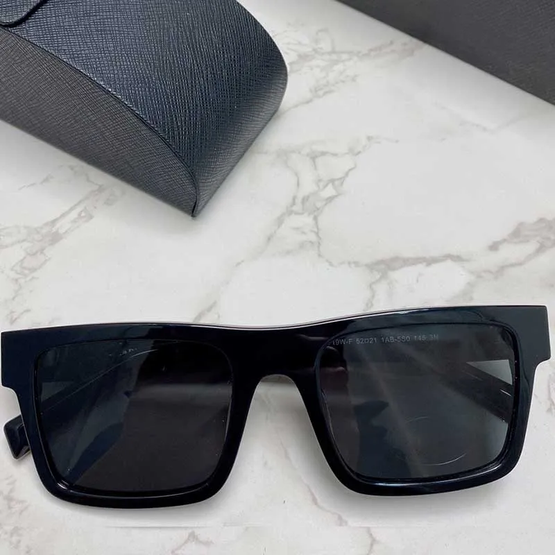 Mens P gafas de sol para el hogar PR 19WS diseñador gafas de fiesta hombres estilo de escenario superior de alta calidad moda cóncavo-convexo tridimensional li206b