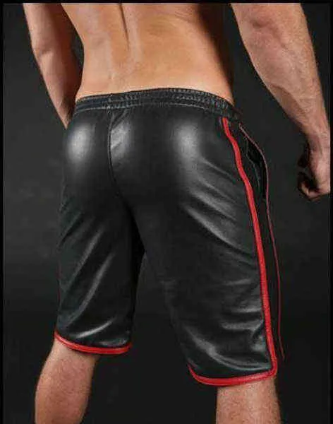 Shorts de basket en cuir masculin disponibles en 3 couleurs H1210