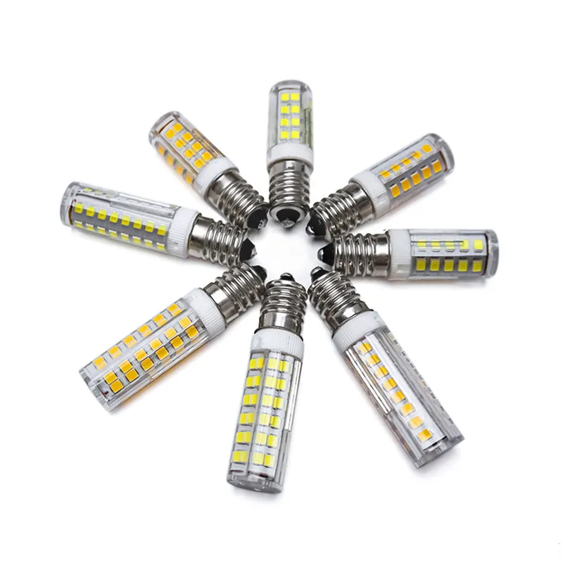E14 LED Lamp 3W 4W 5W 7W 220V 240V LEDs Corn Bulb 33 51 75 SMD2835 360 Beam High Quality Ceramic Mini Chandelier Lights278W