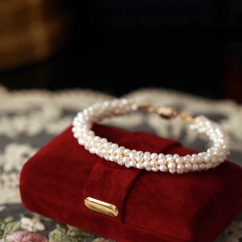 SINZRY – bijoux fantaisie de luxe, faits à la main, perles de riz naturelles, vintage, magnifiques bracelets à breloques pour femmes