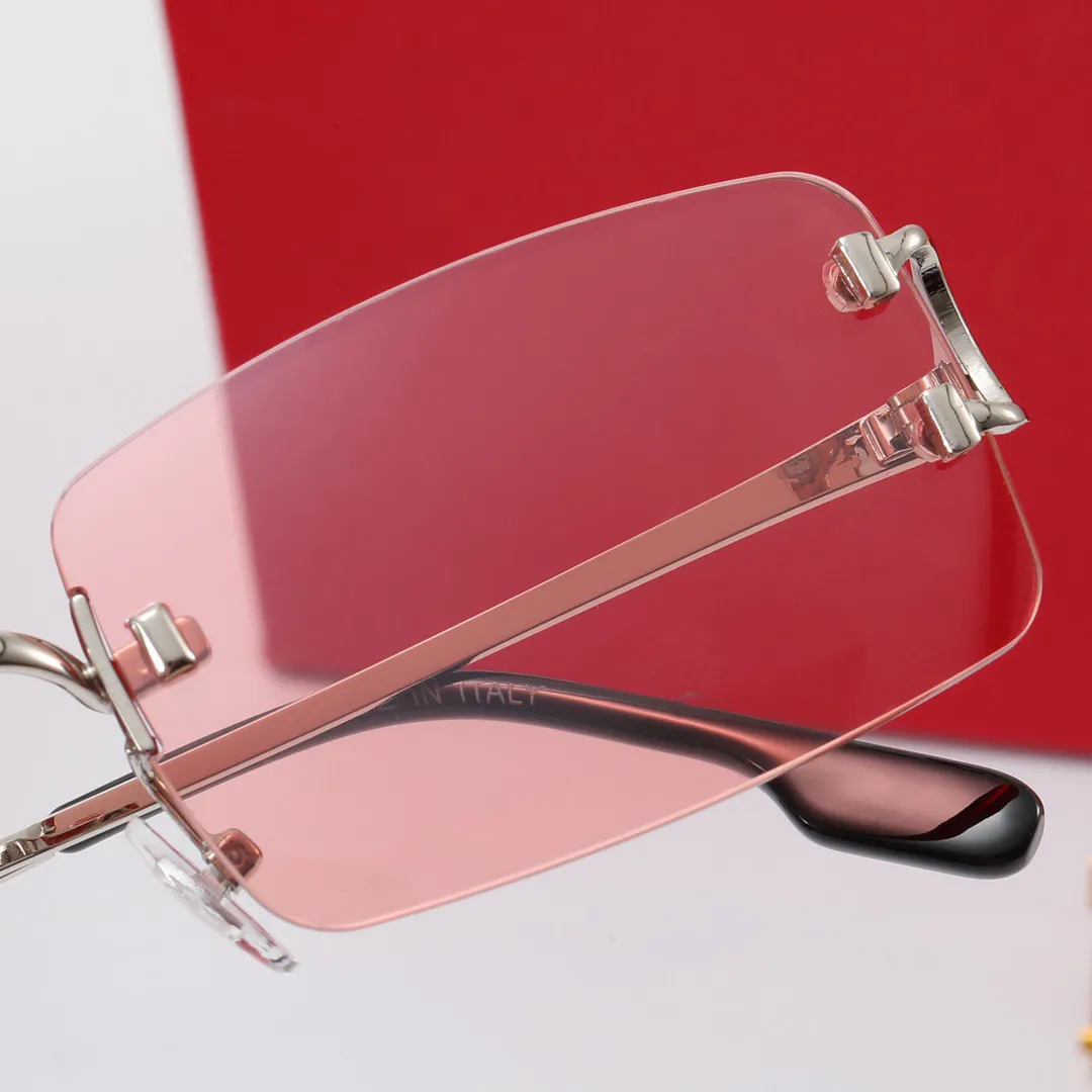 Sport zonnebrillen vierkante echt merk buffel hoornglazen heren designer brillen Vintage retro buffs metaalgoud glas 58-14-132154