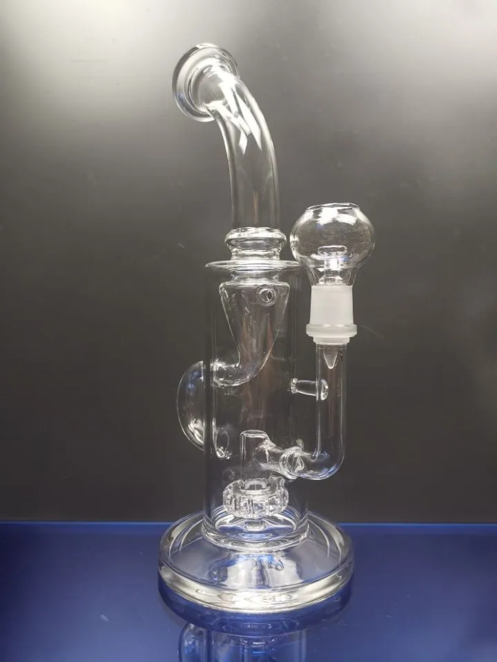 Högkvalitativ dab riggfärska återvinnare bong vatten rör grönt och alla tydliga manliga ledstorlek 14,4 mm sestshop