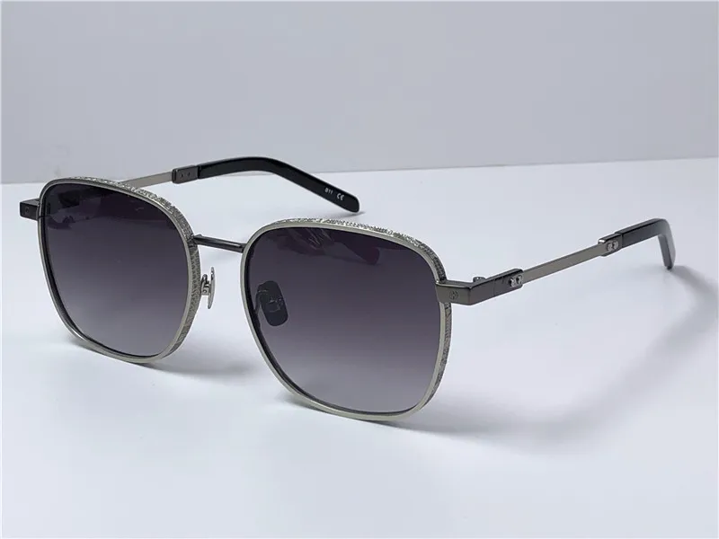 Nya modesportsolglasögon H013 Square Metal Frame Enkel och mångsidig stil Populär utomhus UV400 Skyddsglasögon Topp Qual228b