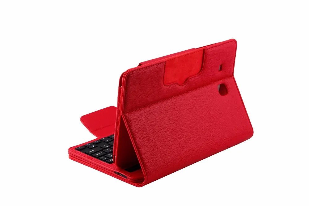 Detach Wireless Bluetooth Keyboard Case Cover for Samsung Galaxy Tab E 9.6 SM-T560 T560 T561 T562 with Screen Protector Film Pen