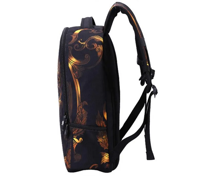 Backpack Fashion Skull Printing Designer Backpacks Students School Polyester Travel Bags 256H